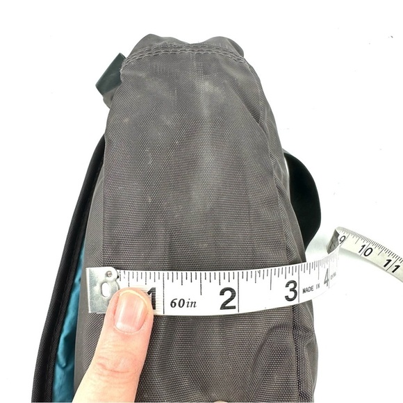 Overland Equipment Handbag Brown Gray Shoulder Bag Embroidered Floral Purse - Picture 12 of 13